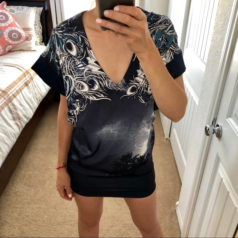 Zara silk bodycon dress size Medium